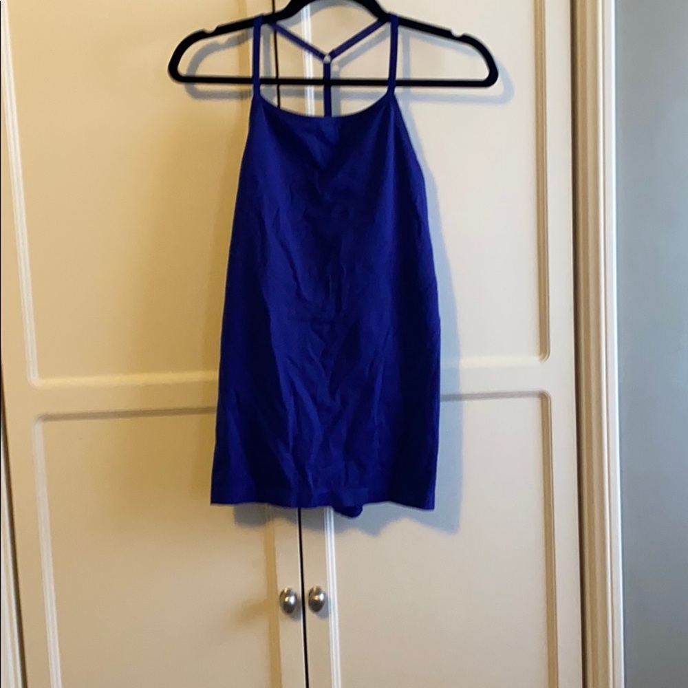 Fabletics-Mandy, high neck tank in (ink), XL